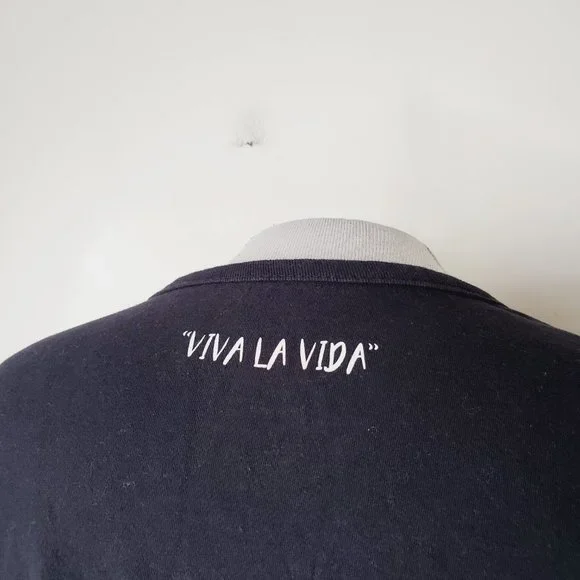 Frida Kahlo Official T-Shirt Portrait Tribute Graphic Boxy Black L - Picture 7 of 11